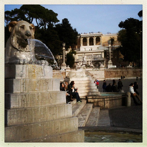rome; italy; fountain' travel; tourism; piazza